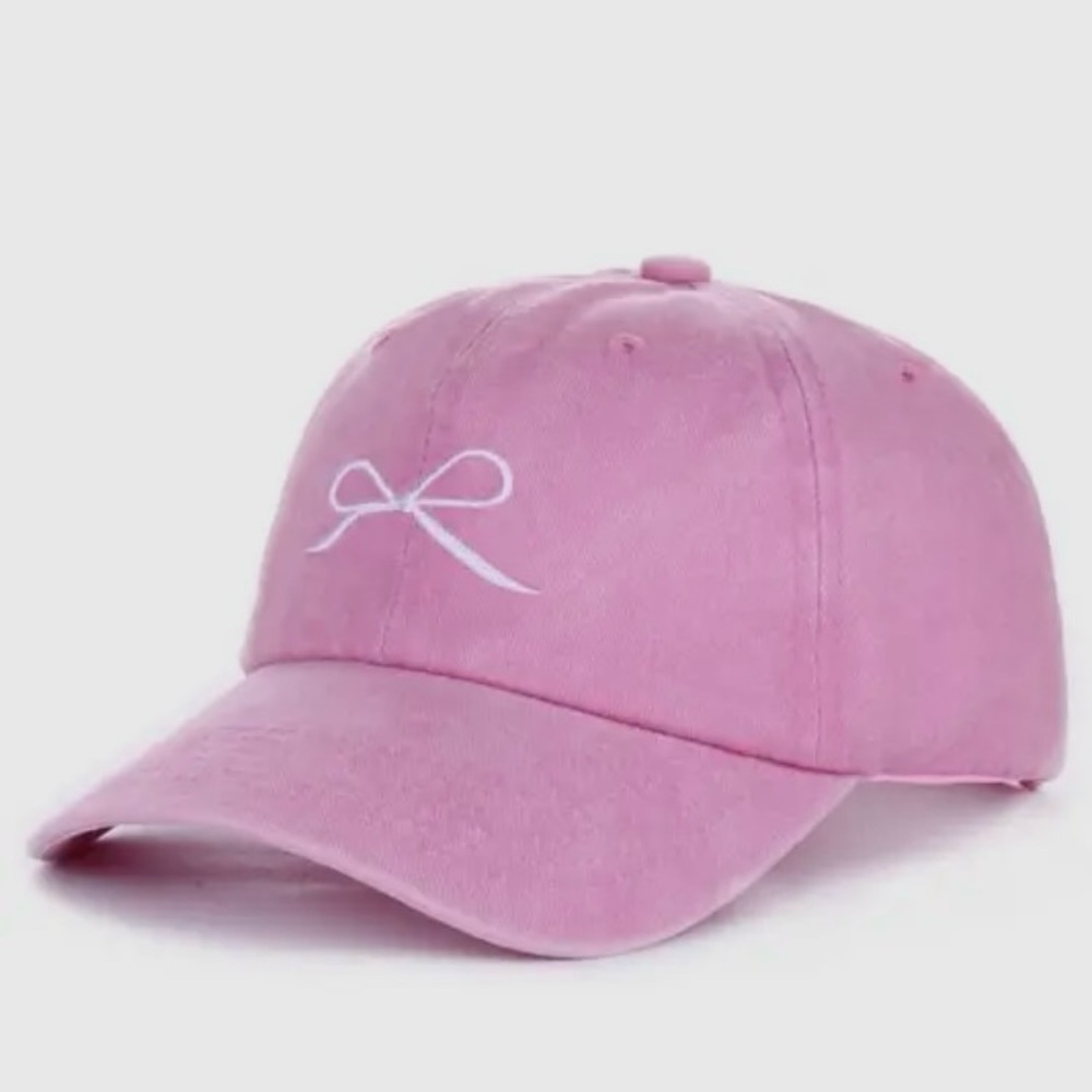 Pink Coquette Bow Cap